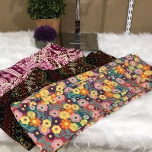 3pr LuLaRoe Tall & Curvy Pants